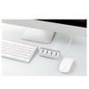  promotion high quality portable Aluminum mini 4 port 2.0 usb hub with lowest price