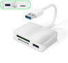 Multifunction Memory USB 3.0 XQD Card Reader for Camera Laptop PC 5 in 1 Aluminum Card Reader & Hub Combo 2 Port USB 3.0 XQD SD TF Memory Card Slot Combo Card Reader 