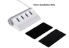 USB 3.0 Premium 4 Port Aluminum USB Hub with 1.5-Foot(48CM) Shielded Cable for PC