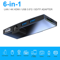 Shenzhen Wireless Surface Accessories Hub Adapter with USB 3.0 Port SD/TF Card Reader 4K HDMI 100M Ethernet Lan