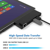 Promotional Custom Logo OEM 6 in 1 USB Hub To HDMI Ethernet USB 3.0 TF SD Card Reader Connection Docking Adaptor Hub