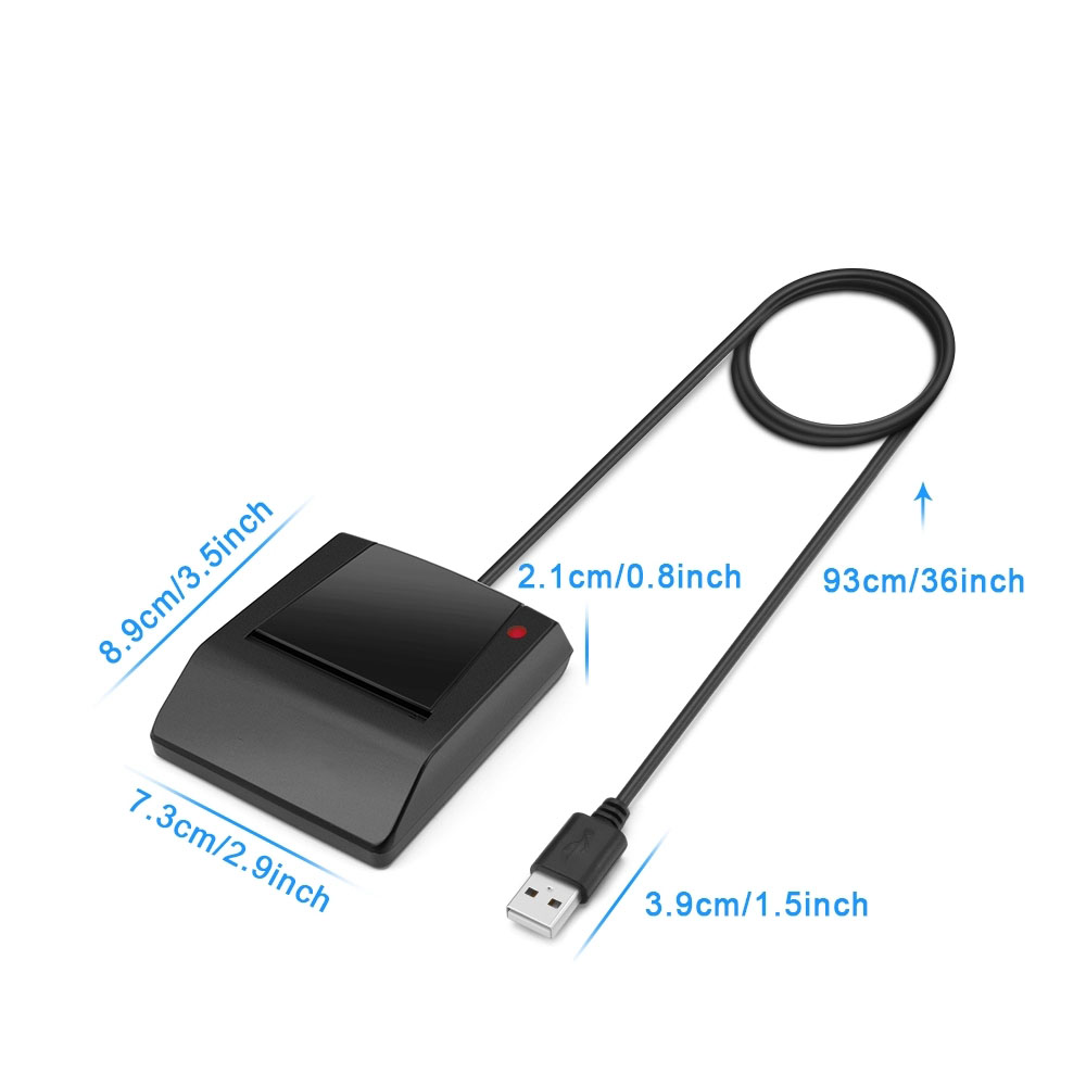 USB2.0 Micro Chip Smart Card Reader SIM Smart Card Reader & ID Card Reader