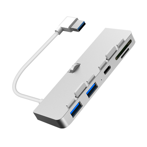 5 In 1 Usb Hub Multiport for Imac with Card Reader SD And TF And Type C Port Docking Adapter USB HUB