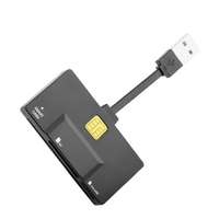 Multi funtion smart memory card reader with SIM card adapter