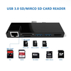 Promotional Custom Logo OEM 6 in 1 USB Hub To HDMI Ethernet USB 3.0 TF SD Card Reader Connection Docking Adaptor Hub