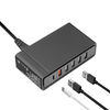 Allkei 6 Port 58W QC 3.0 Type C PD 20W USB Fast Charger Travel Adapter Mobile Phone Wall Charger