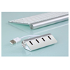  promotion high quality portable Aluminum mini 4 port 2.0 usb hub with lowest price