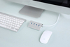 USB 3.0 Premium 4 Port Aluminum USB Hub with 1.5-Foot(48CM) Shielded Cable for PC
