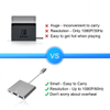 Aluminium Type C Male to USB 3.0 + type C + HDMI Female Adapter to USB 3.0 USB C Multiport Charger Adapter Cable for Macbook