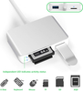 Multifunction Memory USB 3.0 XQD Card Reader for Camera Laptop PC 5 in 1 Aluminum Card Reader & Hub Combo 2 Port USB 3.0 XQD SD TF Memory Card Slot Combo Card Reader 