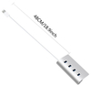 USB 3.0 Premium 4 Port Aluminum USB Hub with 1.5-Foot(48CM) Shielded Cable for PC
